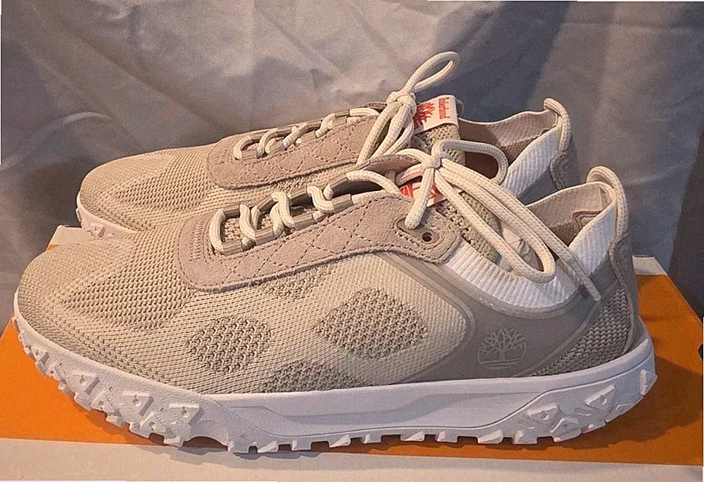 Timberland GreenStride Motion 6 Low Hiking Shoe Taupe Mesh Men Size 10 NWB